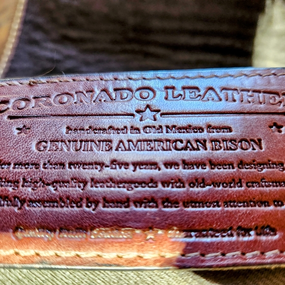 Bison leather laptop bag - Picture 3 of 7